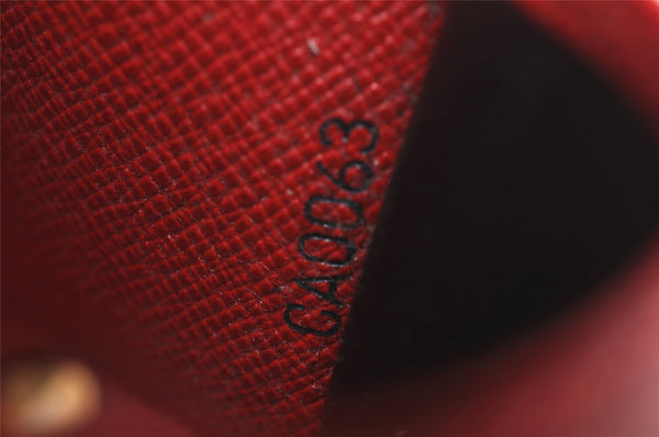 Authentic Louis Vuitton Epi Multicles 4 Key Case Red M63827 LV 0381J