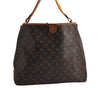 Authentic Louis Vuitton Monogram Delightful MM Shoulder Bag M40353 LV Junk 0381K