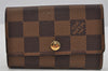 Authentic Louis Vuitton Damier Multicles 6 Key Case Holder N62630 LV 0382J