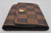 Authentic Louis Vuitton Damier Multicles 6 Key Case Holder N62630 LV 0382J