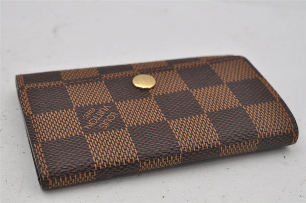 Authentic Louis Vuitton Damier Multicles 6 Key Case Holder N62630 LV 0382J