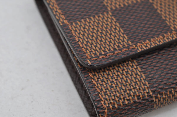 Authentic Louis Vuitton Damier Multicles 6 Key Case Holder N62630 LV 0382J