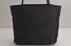 Authentic PRADA Vintage Nylon Tessuto Tote Hand Bag Black 0382K