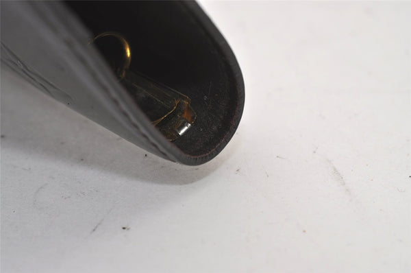 Auth Louis Vuitton Vernis Agenda PM Notebook Cover Wine Red R21072 Junk 0385J