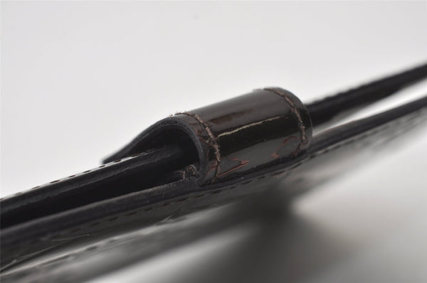 Auth Louis Vuitton Vernis Agenda PM Notebook Cover Wine Red R21072 Junk 0385J