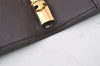 Auth Louis Vuitton Vernis Agenda PM Notebook Cover Wine Red R21072 Junk 0385J