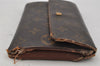 Authentic Louis Vuitton Monogram Bifold Long Wallet Purse 3Set LV 0386J