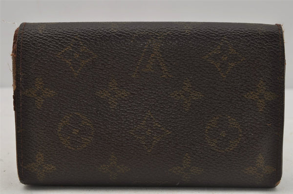 Authentic Louis Vuitton Monogram Bifold Long Wallet Purse 3Set LV 0386J