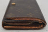 Authentic Louis Vuitton Monogram Bifold Long Wallet Purse 3Set LV 0386J