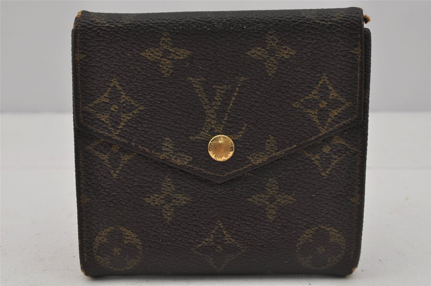 Authentic Louis Vuitton Monogram Bifold Long Wallet Purse 3Set LV 0386J