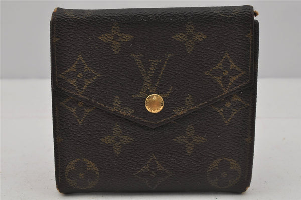 Authentic Louis Vuitton Monogram Bifold Long Wallet Purse 3Set LV 0386J