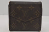 Authentic Louis Vuitton Monogram Bifold Long Wallet Purse 3Set LV 0386J