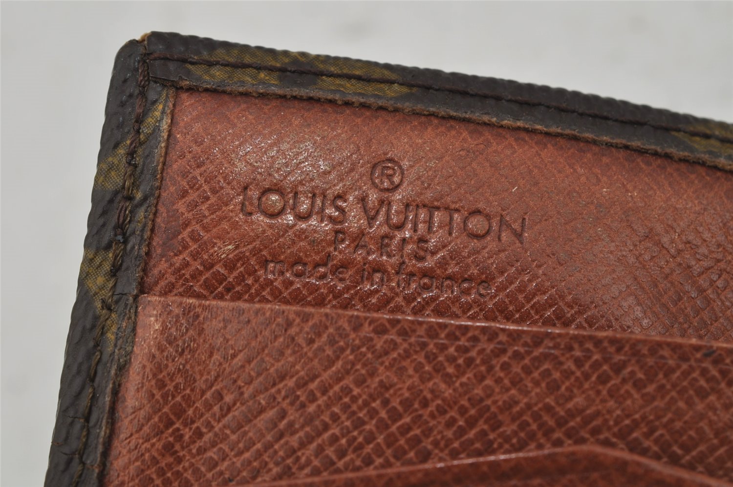 Authentic Louis Vuitton Monogram Bifold Long Wallet Purse 3Set LV 0386J