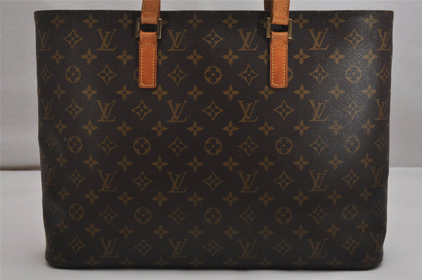 Authentic Louis Vuitton Monogram Luco Shoulder Tote Bag M51155 LV 0389K