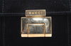Authentic GUCCI 2Way Shoulder Hand Bag Purse Suede Leather Black Junk 0390J