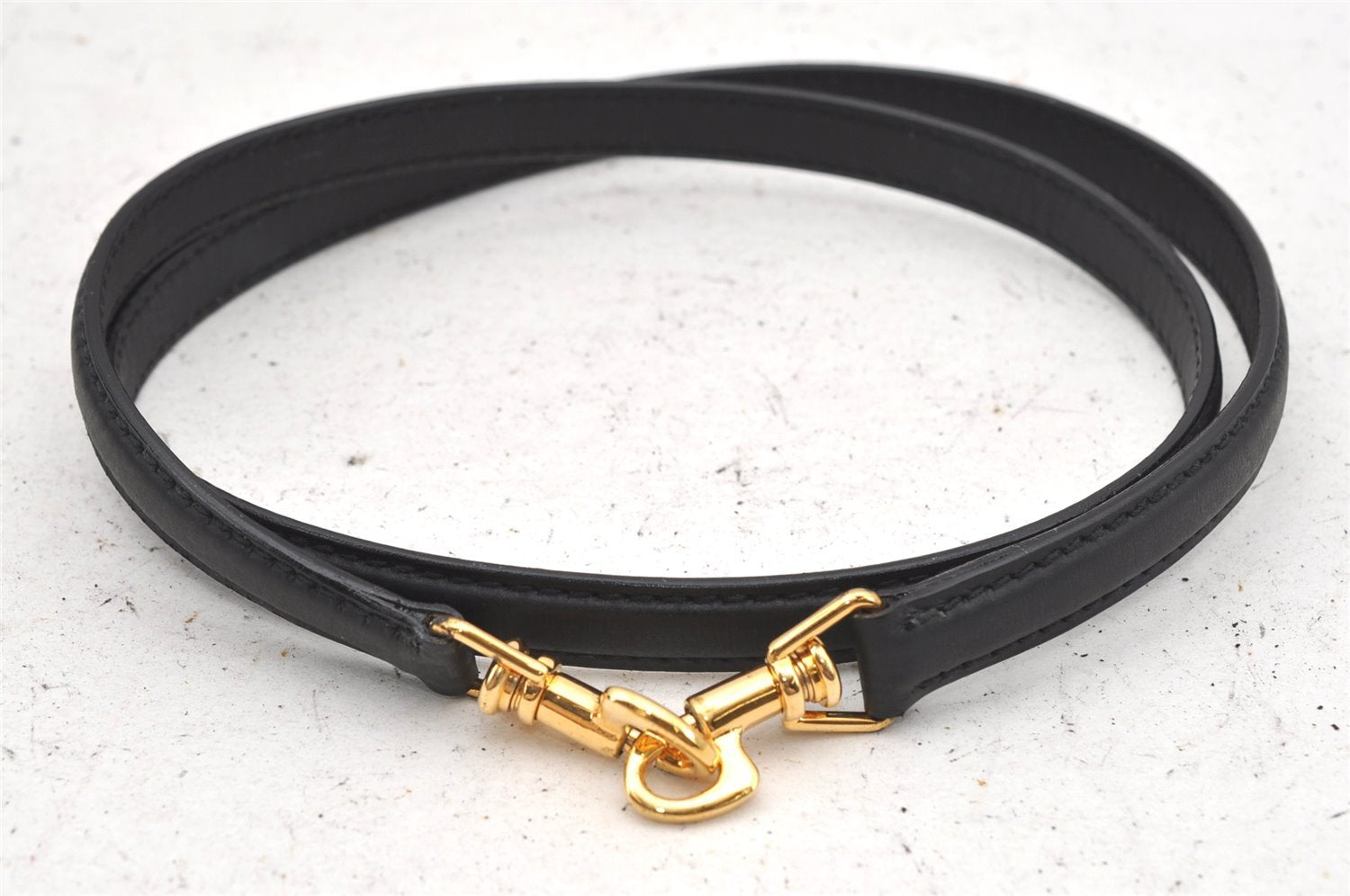 Authentic GUCCI 2Way Shoulder Hand Bag Purse Suede Leather Black Junk 0390J