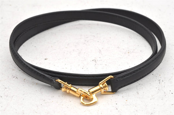 Authentic GUCCI 2Way Shoulder Hand Bag Purse Suede Leather Black Junk 0390J