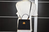 Authentic GUCCI 2Way Shoulder Hand Bag Purse Suede Leather Black Junk 0390J