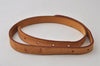 Authentic Louis Vuitton Leather Shoulder Strap For Bucket GM 31.9" Beige 0392J