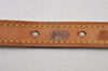 Authentic Louis Vuitton Leather Shoulder Strap For Bucket PM 27.6" Beige 0393J