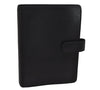 Authentic Louis Vuitton Epi Agenda MM Notebook Cover Black R20202 LV 0394K