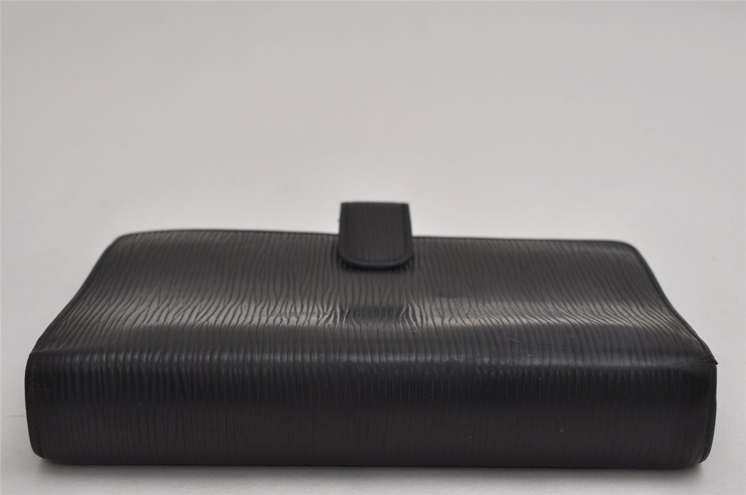 Authentic Louis Vuitton Epi Agenda MM Notebook Cover Black R20202 LV 0394K