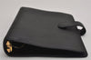 Authentic Louis Vuitton Epi Agenda MM Notebook Cover Black R20202 LV 0394K