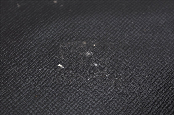 Authentic Louis Vuitton Epi Agenda MM Notebook Cover Black R20202 LV 0394K