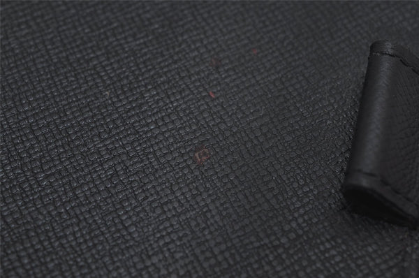 Authentic Louis Vuitton Epi Agenda MM Notebook Cover Black R20202 LV 0394K