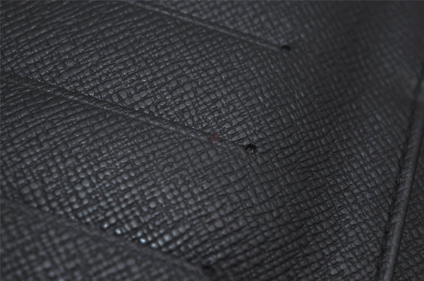 Authentic Louis Vuitton Epi Agenda MM Notebook Cover Black R20202 LV 0394K