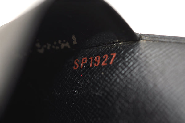 Authentic Louis Vuitton Epi Agenda MM Notebook Cover Black R20202 LV 0394K