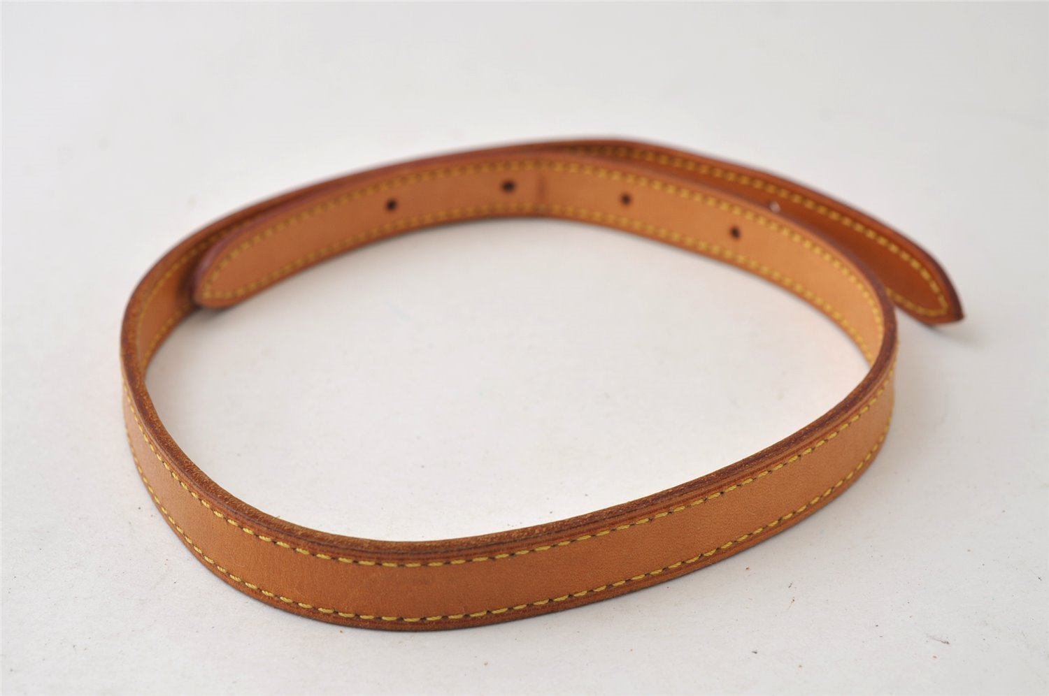 Authentic Louis Vuitton Leather Shoulder Strap For Bucket PM 27.6