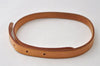 Authentic Louis Vuitton Leather Shoulder Strap For Bucket PM 27.6" Beige 0395J