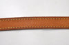 Authentic Louis Vuitton Leather Shoulder Strap For Bucket PM 27.6" Beige 0395J