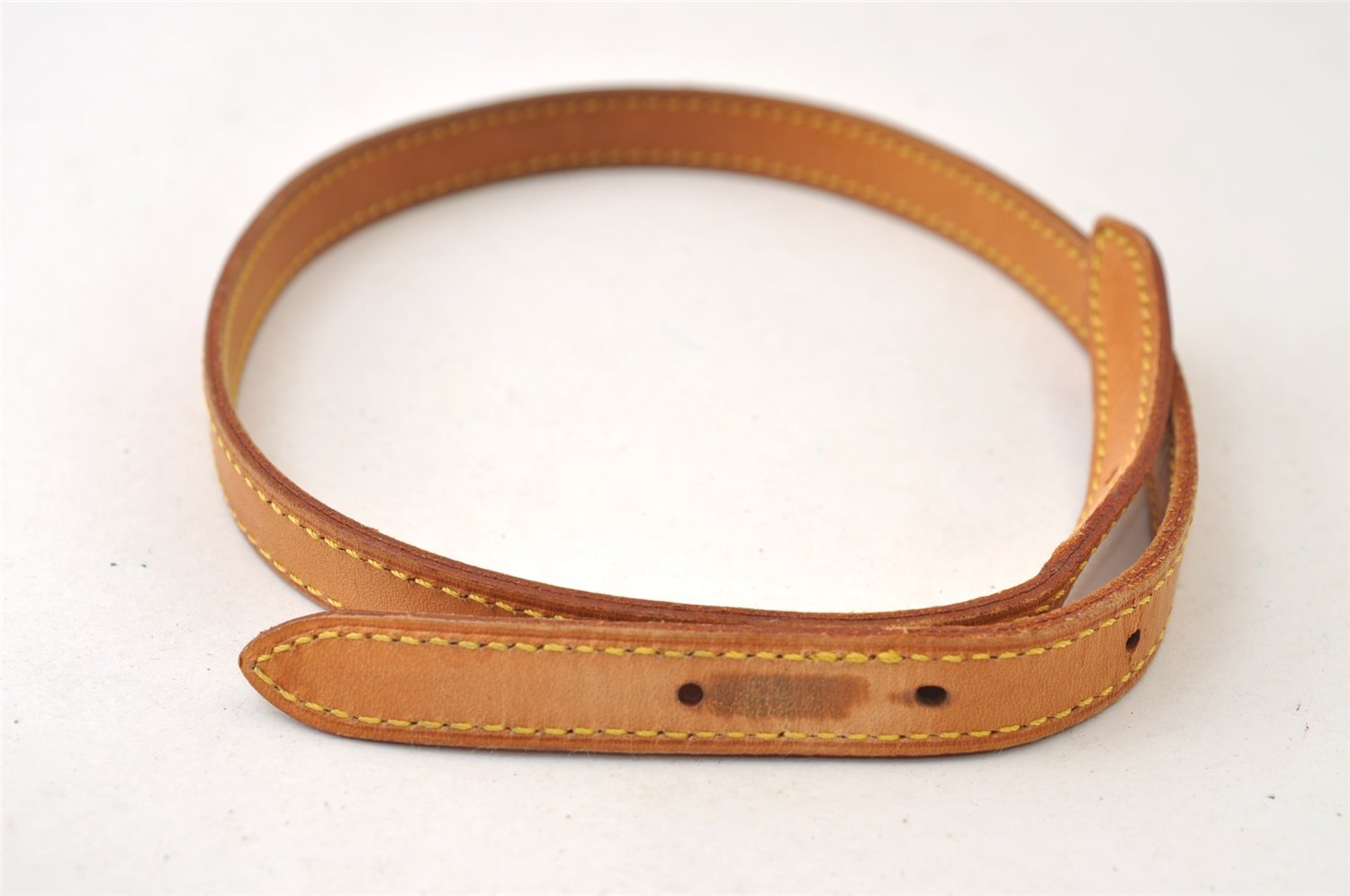 Authentic Louis Vuitton Leather Shoulder Strap For Bucket PM 27.6