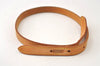 Authentic Louis Vuitton Leather Shoulder Strap For Bucket PM 27.6" Beige 0395J