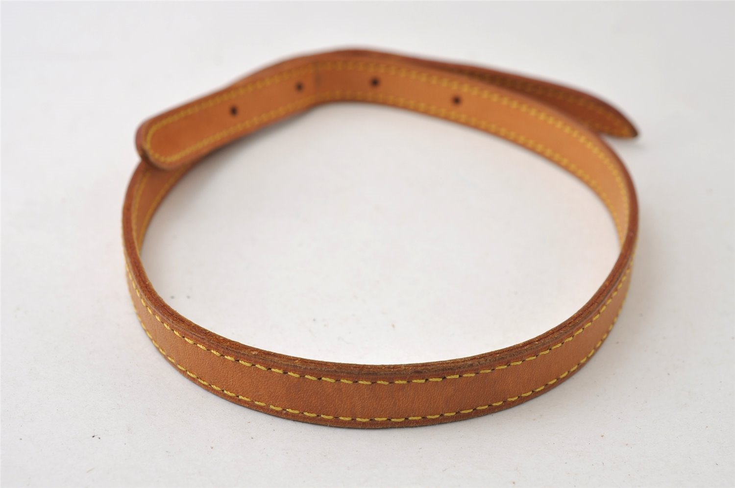 Authentic Louis Vuitton Leather Shoulder Strap For Bucket PM 27.6