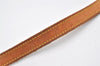 Authentic Louis Vuitton Leather Shoulder Strap For Bucket GM 31.9" Beige 0396J