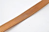 Authentic Louis Vuitton Leather Shoulder Strap For Bucket GM 31.9" Beige 0396J