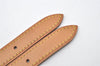 Authentic Louis Vuitton Leather Shoulder Strap For Bucket GM 31.9" Beige 0397J