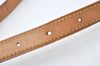 Authentic Louis Vuitton Leather Shoulder Strap For Bucket GM 31.9" Beige 0397J