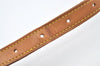 Authentic Louis Vuitton Leather Shoulder Strap For Bucket GM 31.9" Beige 0397J