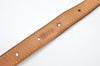 Authentic Louis Vuitton Leather Shoulder Strap For Bucket GM 31.9" Beige 0397J