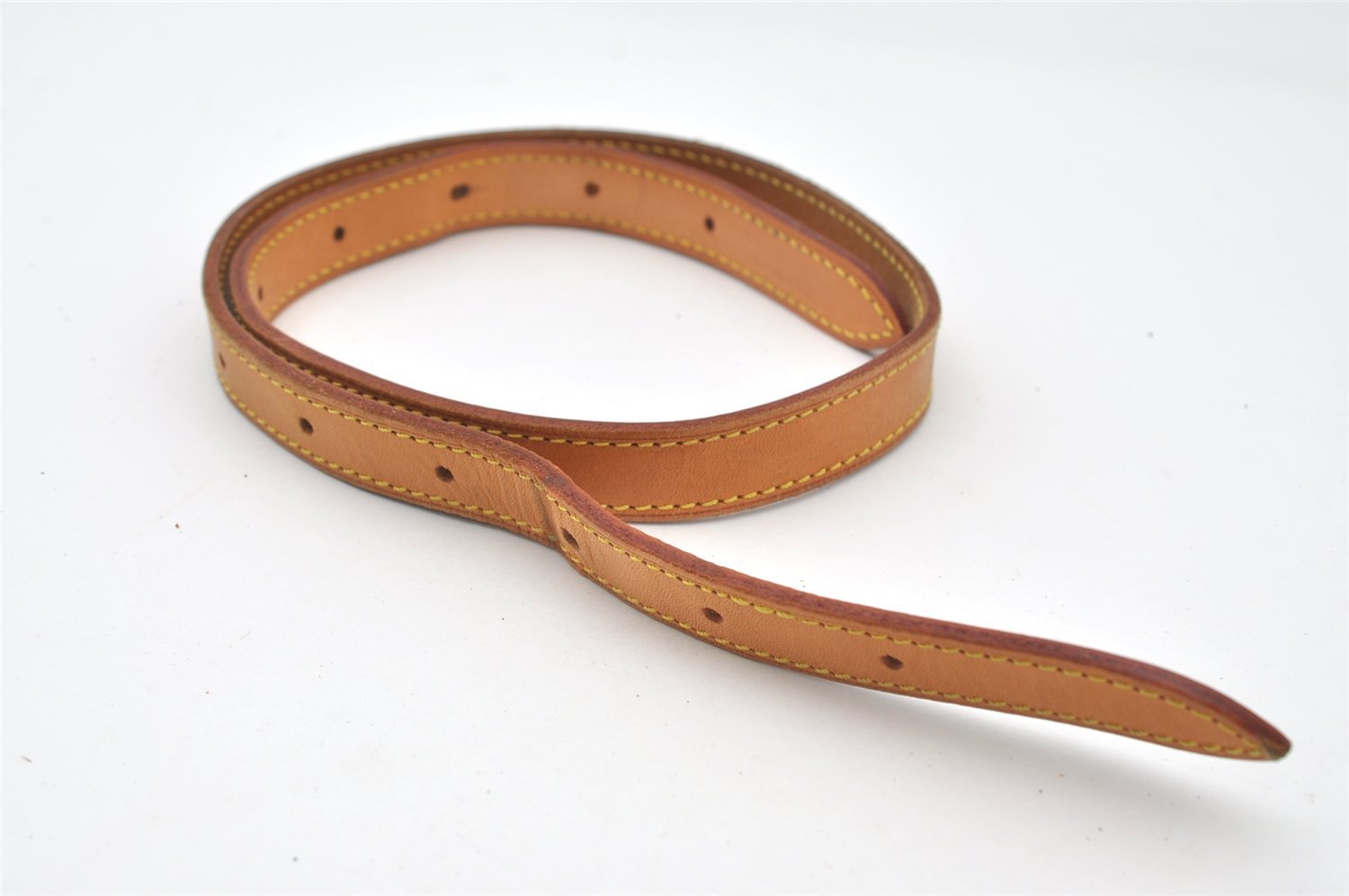 Authentic Louis Vuitton Leather Shoulder Strap For Bucket GM 31.9