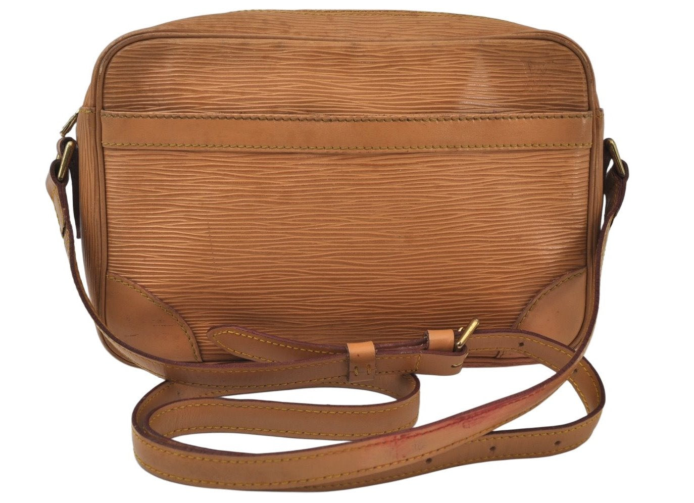 Authentic Louis Vuitton Epi Trocadero 24 Shoulder Cross Bag M52316 Beige 0399I