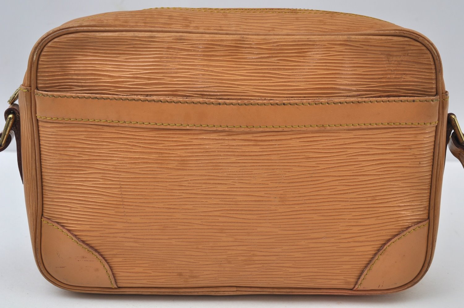 Authentic Louis Vuitton Epi Trocadero 24 Shoulder Cross Bag M52316 Beige 0399I