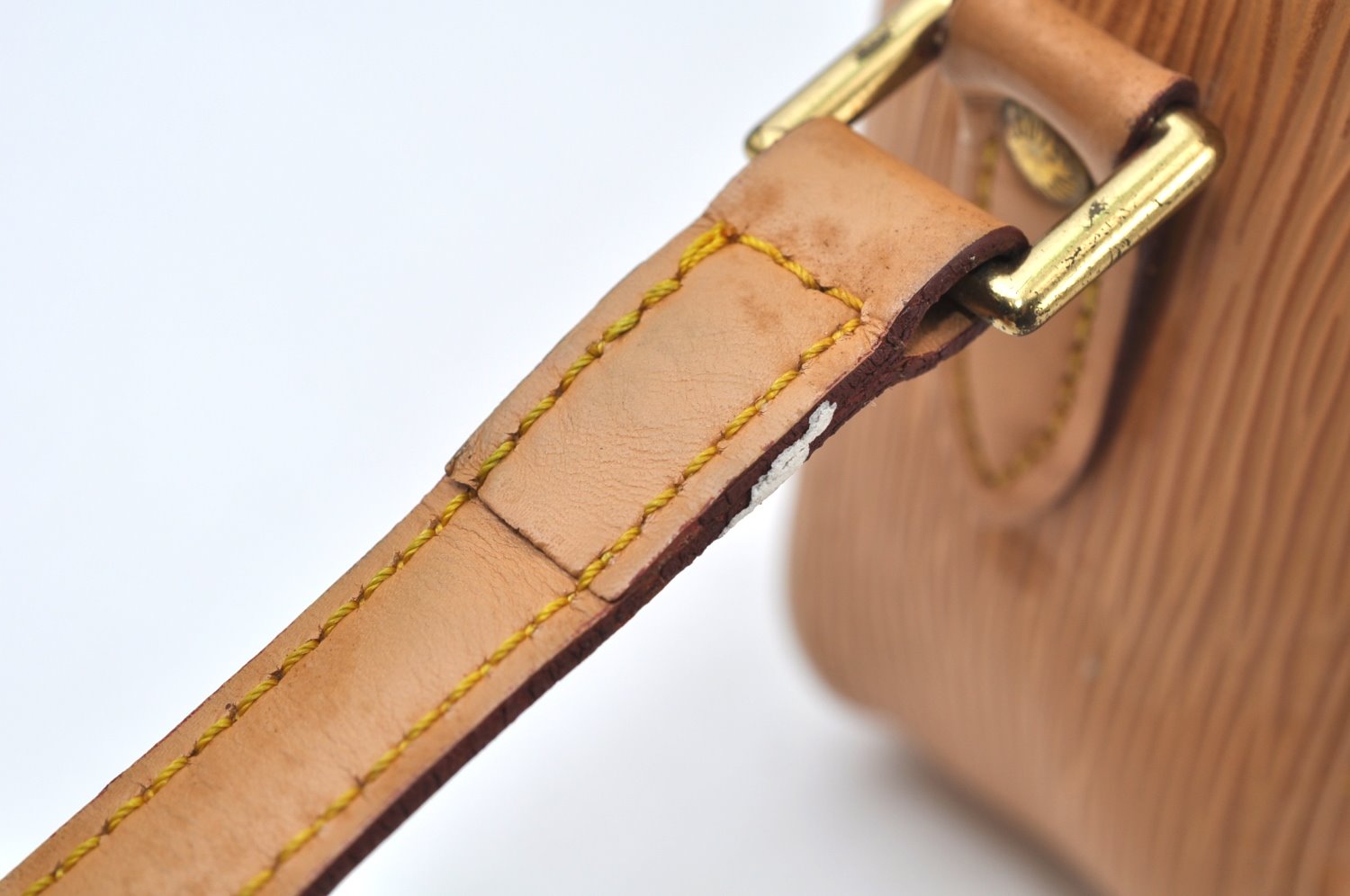 Authentic Louis Vuitton Epi Trocadero 24 Shoulder Cross Bag M52316 Beige 0399I