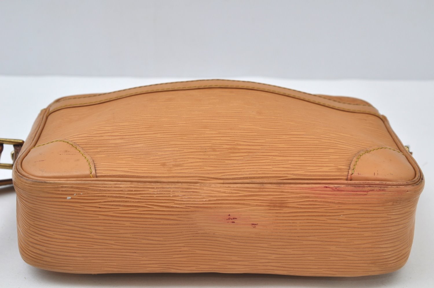 Authentic Louis Vuitton Epi Trocadero 24 Shoulder Cross Bag M52316 Beige 0399I