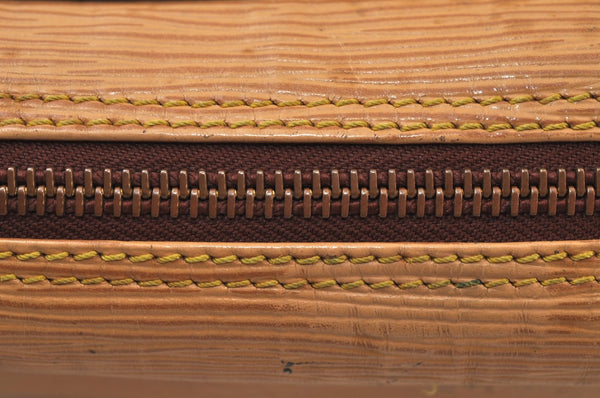 Authentic Louis Vuitton Epi Trocadero 24 Shoulder Cross Bag M52316 Beige 0399I