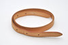 Authentic Louis Vuitton Leather Shoulder Strap For Bucket PM 27.6" Beige 0399J